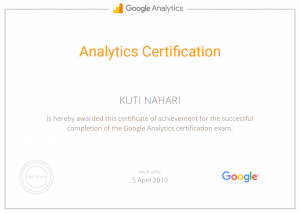 analytics certified
